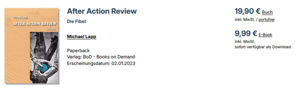 The bookcover After Action Review<br />©memephoto