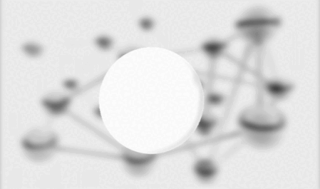 A bright sphere appears above a network, splits into two halves, and a dark sphere appears. The glowing sphere is labeled "milieu" and the dark sphere is labeled "subject."<br />©memephoto