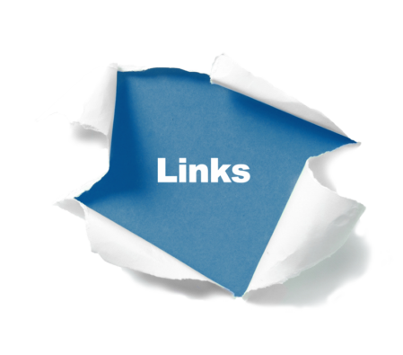 Torn page with the word Links.<br />©memephoto