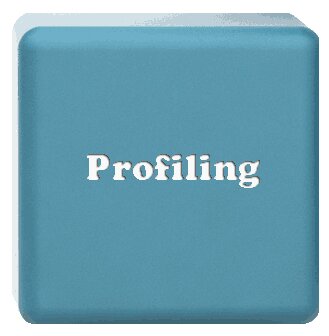 Small 3D cube labeled with profiling.<br />©Jezper