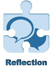 Graphic puzzle piece with two idealized speech bubbles.<br />©memephoto