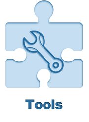 Graphic puzzle piece with an idealized wrench.<br />©memephoto