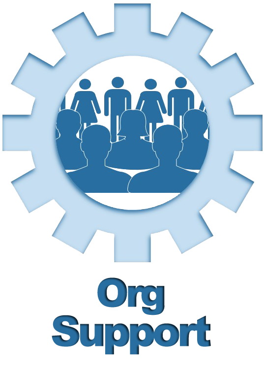 Many human torsos symbolize initiatives in a gear wheel.<br />©memephoto